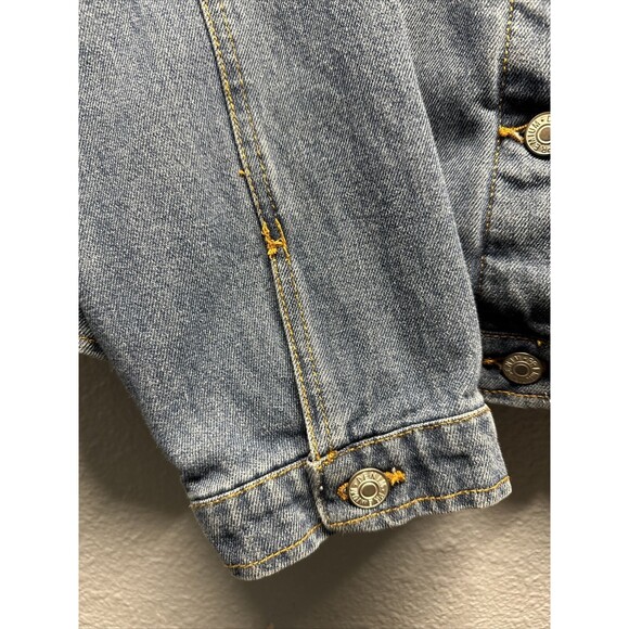 Love Tree Women’s Denim Jacket 2X Distressed Medium Blue Wash - Picture 4 of 11